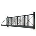 Garden fence aluminum sliding gate automatic electric operation standard and customized available